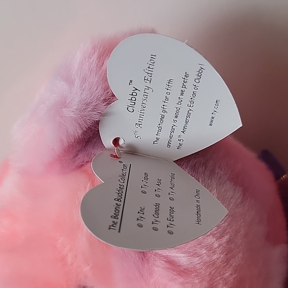 Ty Beanie Buddy - Clubby (5th Anniversary Bear), 2002 - Picture 5 of 9